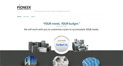 Desktop Screenshot of pioneermechllc.com